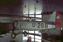 Dewoitine D26 U-288 Swiss Air Force, Verkehrshaus der Schweiz, Swiss Museum of Transport Luzern, Switzerland