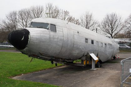 Douglas DC-3 Dakota (fuselage) N4565L, South Yorkshire Aircraft Museum at Aeroventure, Doncaster UK