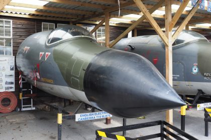 English Electric Canberra T.19 (cockpit) WJ975 RAF, South Yorkshire Aircraft Museum at Aeroventure, Doncaster UK