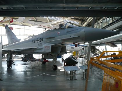 Eurofighter EF2000 Typhoon 98+29 EADS/German Air Force, Deutsches Museum Flugwerft Schleissheim Oberschleißheim, Germany