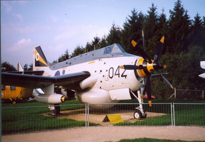 Fairey Gannet AEW.3 XL450/R-042 Royal Navy, Flugausstellung Hermeskeil, Germany