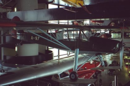 Fieseler Fi-156C-3 Trop Storch A-97 Swiss Air Force, Verkehrshaus der Schweiz, Swiss Museum of Transport Luzern, Switzerland