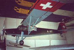 Fieseler Fi-156C-3 Trop Storch A-97 Swiss Air Force, Verkehrshaus der Schweiz, Swiss Museum of Transport Luzern, Switzerland