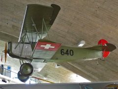 Fokker D.VII 640 Swiss Air Force, Flieger Flab Museum Dübendorf, Switzerland