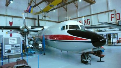 Fokker F.27-100 Friendship LN-SUF Braathens SAFE, Flyhistorisk Museum Sola, Stavanger Norway