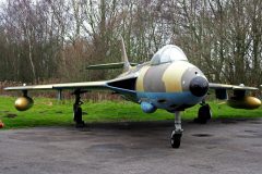 Hawker Hunter FGA.78 N-268 RNthAF as QA10 in Qatar Air Force colours, Yorkshire Air Museum & Allied Air Forces Memorial Elvington, UK