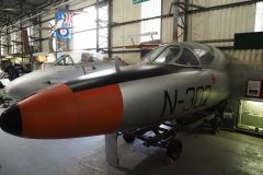 Hawker Hunter T.53 N-302 Royal Netherlands Air Force, South Yorkshire Aircraft Museum at Aeroventure, Doncaster UK