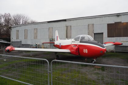 Hunting Jet Provost T.3A XM350/89 RAF, South Yorkshire Aircraft Museum at Aeroventure, Doncaster UK