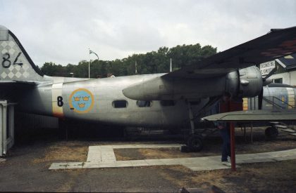 Hunting Percival P66 Pembroke (Tp83) 83007/84 Swedish Air Force, Svedinos Bil- och Flygmuseum Ugglarp, Sweden