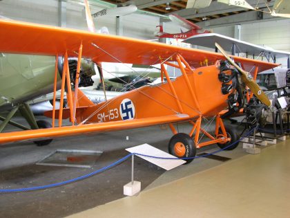 Letov S.218A Smolik SM-153 Finnish Air Force, Suomen Ilmailumuseo Helsinki, Vantaa Airport, Finland