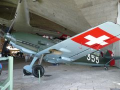 Messerschmitt Bf109E-3 J-355 Swiss Air Force, Flieger Flab Museum Dübendorf, Switzerland