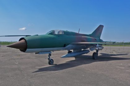 Mikoyan Gurevich MiG-21PF 95 Russian air Force, Lietuvos Aviacijos Muziejus Kaunas, Lithuania