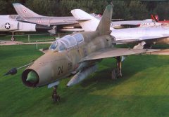 Mikoyan Gurevich MiG-21US 24+08 German Air Force, Flugausstellung Hermeskeil, Germany