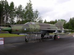 Mikoyan Gurevich MiG-21bis/T MG-127 Finnish Air Force, Karjalan Ilmailumuseo/Karelia Aviation Museum, Lappeenranta, Finland