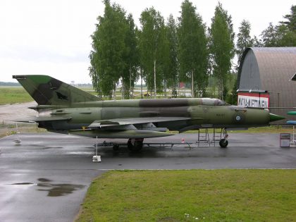 Mikoyan Gurevich MiG-21bis/T MG-127 Finnish Air Force, Karjalan Ilmailumuseo/Karelia Aviation Museum, Lappeenranta, Finland