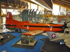 Pilatus PC-7 A-901 Swiss Air Force, Flieger Flab Museum Dübendorf, Switzerland