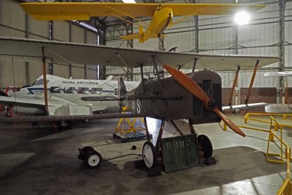 Replica Plans SE-5A G-BIHF/F943/S Royal Flying Corps, Yorkshire Air Museum & Allied Air Forces Memorial Elvington, UK