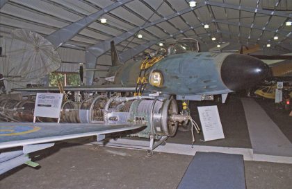 SAAB J32E Lansen 32601/01 Swedish Air Force, Jämtlands flyg- och lottamuseum Östersund, Sweden