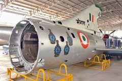 Sukhoi Su-7BMK tail Indian Air Force, |ndian Air Force Museum Palam, New Delhi, India