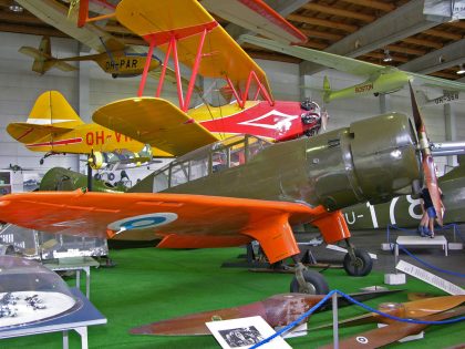 VL Pyry II PY-27 Finnish Air Force, Suomen Ilmailumuseo Helsinki, Vantaa Airport, Finland