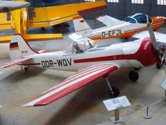 Yakovlev Yak-50 DDR-WQV, Deutsches Museum Flugwerft Schleissheim Oberschleißheim, Germany