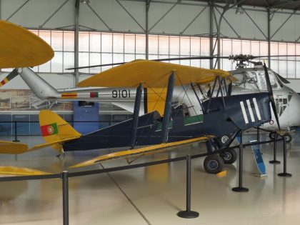 de Havilland DH82A Tiger Moth 111 Portuguese Air Force, Museu do Ar Sintra, Portugal