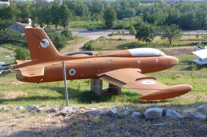 Aermacchi MB.326 MM54216/51-78 Italian Air Force, Parco Tematico dell’Aviazione, Rimini, RN, Italy