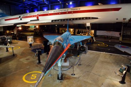 BAC 221 WG774 British Aircraft Corporation, Fleet Air Arm Museum RNAS Yeovilton, United Kingdom