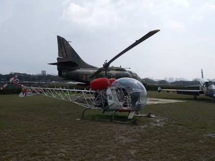 Bell 47G-2 M26-08 Royal Malaysian Air Force, Muzium Tentera Udara Diraja Malaysia Kuala Lumpur, Malaysia