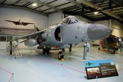 British Aerospace Sea Harrier FA.2 XZ499/003 Fleet Air Arm, Fleet Air Arm Museum RNAS Yeovilton, United Kingdom