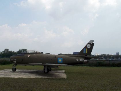 Commonwealth CA-27 Sabre 32 FM-1902 Royal Malaysian Air Force, Muzium Tentera Udara Diraja Malaysia Kuala Lumpur, Malaysia