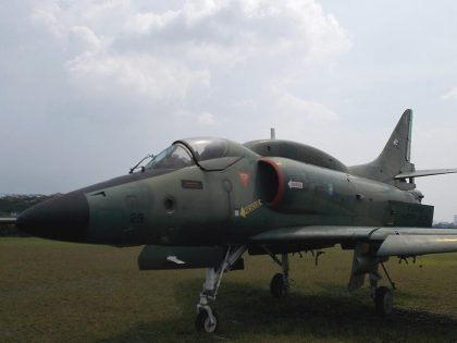 Douglas A-4C Skyhawk M32-29 Royal Malaysian Air Force, Muzium Tentera Udara Diraja Malaysia Kuala Lumpur, Malaysia