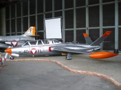 Fouga CM170 Magister 4D-YL Austrian Air Force, Luftfahrtmuseum Zeltweg, Austria