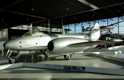 Gloster Meteor F.4 I-69 Royal Netherlands Air Force, Nationaal Militair Museum Soest, Netherlands