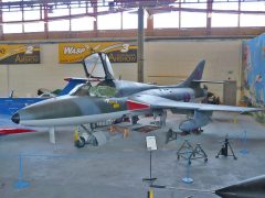 Hawker Hunter T.7A SE-DXH/XL616/D RAF, Västerås Flygmuseum Västerås, Sweden