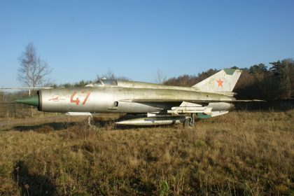 Mikoyan-Gurevich MiG-21 47 Sovjet Air Force, Nationaal Militair Museum (NMM) Soest, Netherlands