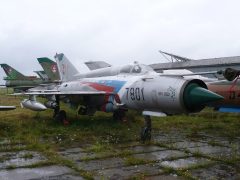 Mikoyan Gurevich MiG-21MF 7801 Slovakian Air Force, Múzeum Letectva Košice, Slovakia