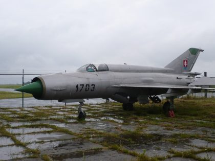 Mikoyan Gurevich MiG-21R 1703 Slovakian Air Force, Múzeum Letectva Košice, Slovakia