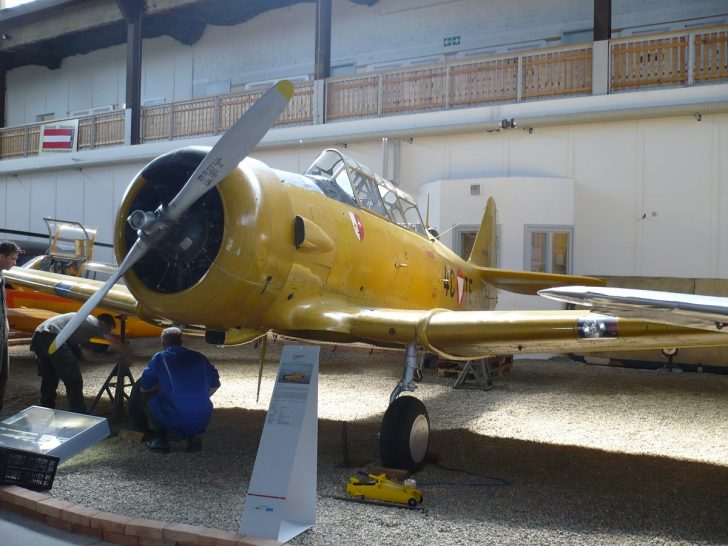 North American LT-6G Harvard 4C-TE Austrian Air Force, Luftfahrtmuseum Zeltweg, Austria