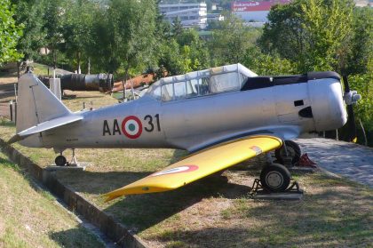 North American T-6CD Harvard MM53042/AA-31 Italian Air Force, Parco Tematico dell’Aviazione, Rimini, RN, Italy