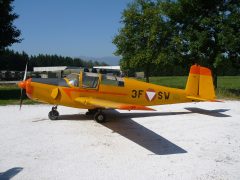 Saab 91D Safir 3F-SW Austrian Air Force, Luftfahrtmuseum Zeltweg, Austria