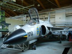 Saab AJ37 Viggen 37-61 Swedish Air Force, Västerås Flygmuseum Västerås, Sweden