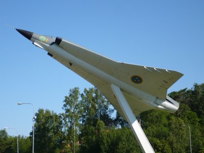 Saab J35F-2 Draken 35583/44 Swedish Air Force, Västerås Flygmuseum Västerås, Sweden