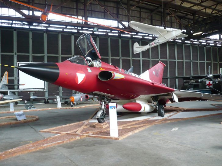 Saab J35O Mk.II Draken 08 Austrian Air Force, Luftfahrtmuseum Zeltweg, Austria