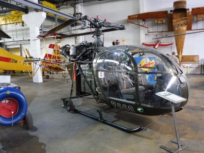 Sud Aviation SE3130 Alouette 2 76+68 German Army, Luftfahrtmuseum Wernigerode, Germany