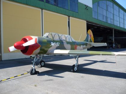 Yakovlev Yak-52 SE-LVH Sovjet Air Force, Västerås Flygmuseum Västerås, Sweden