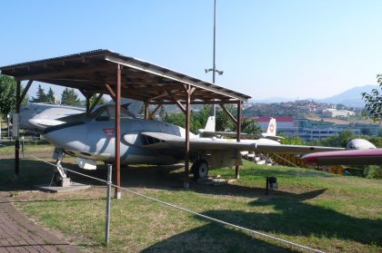 de Havilland (FW Emmen) Venom FB.54 J-1724 Swiss Air Force, Parco Tematico dell’Aviazione, Rimini, RN, Italy