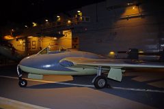 de Havilland Vampire F.1 LZ551/G Fleet Air Arm, Fleet Air Arm Museum RNAS Yeovilton, United Kingdom