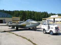 de Havilland Vampire T.55 SE-DXX/G Swedish Air Force, Västerås Flygmuseum Västerås, Sweden