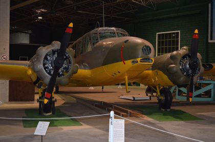 Avro 652A Anson 1 R9725 Canadian Armed Forces, Western Development Museum / History of Transportation, Moose Jaw Canada